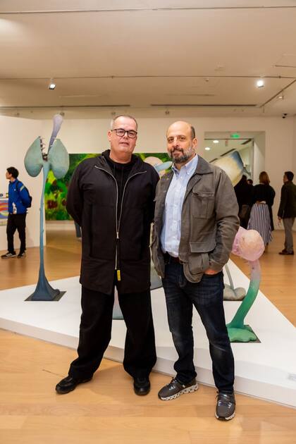 El coleccionista Andrés Brun y Gabriel Vázquez