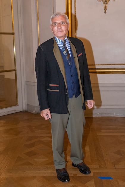 El coleccionista de arte contemporáneo Esteban Tedesco, presente en la Legislatura de la Ciudad de Buenos Aires.