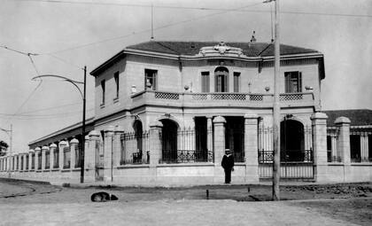 El Colegio Nacional correntino en 1930, luego de que se hicieran trabajo de ampliación y mejoras edilicias.