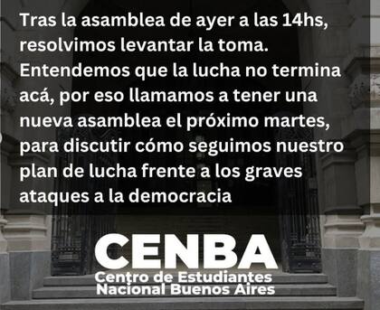 El Colegio Nacional de Buenos Aires y la Facultad de Ciencias Sociales de la UBA marcan el pulso de una nueva semana de tensión