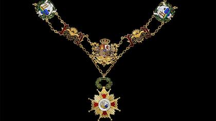 El Collar de la Orden que recibió Macri