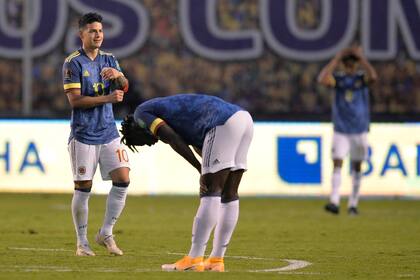 James Rodríguez resume toda la frustración colombiana