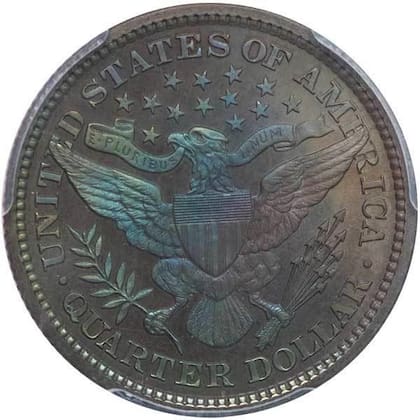 El color y pátina natural de la moneda puede variar entre tonos dorados, azulados y violáceos