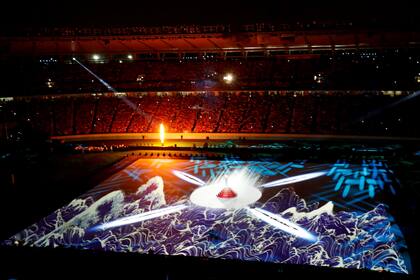 El colorido de la ceremonia inaugural.