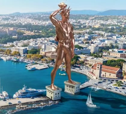 El Coloso de Rodas simbolizó un homenaje a la victoria de los rodios