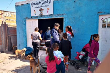 El comedor comunitario de Los Monos