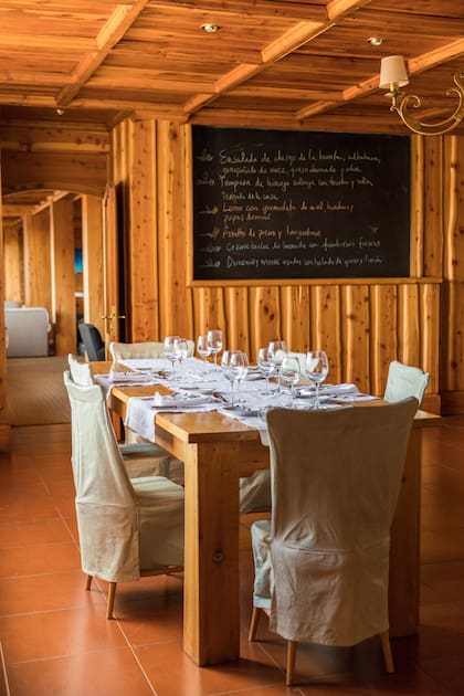 El comedor de Isla Victoria.