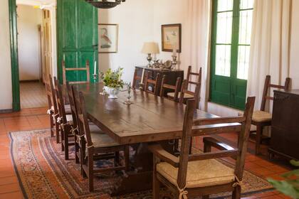 El comedor principal de Estancia Buena Vista.