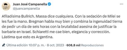 El comentario de Juan José Campanella