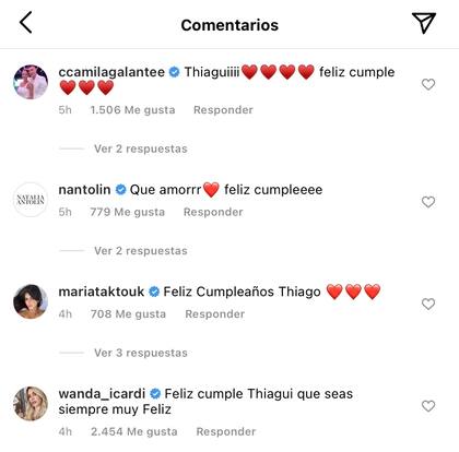 El comentario de Wanda Nara por el cumpleaños de Thiago Messi