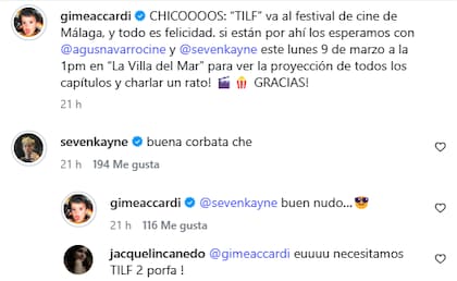 El comentario que volvió a encender los rumores de romance entre Gime Accardi y Seven Kayne