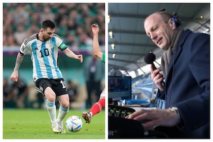 El comentarista británico elogió el papel de Messi en la selección argentina.
