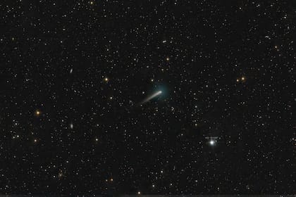 El cometa se podrá ver con binoculares (Foto Dan Bartlett)
