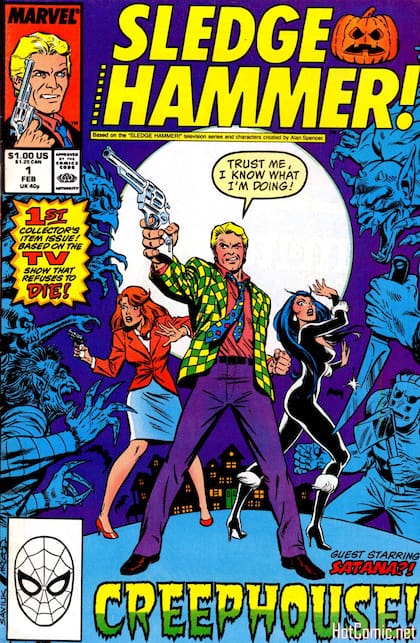 El cómic de Sledge Hammer fue un fracaso.