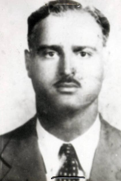 El Comisario Luis Margaride, en una retrato realizado en su juventud