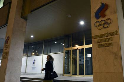 El Comité Olímpico Ruso en Moscú