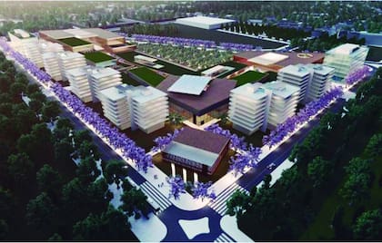 El complejo contará además con cines, un hotel y edificios para viviendas y oficinas