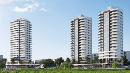 El Complejo Brickell Tigre se encuentra en Montevideo 1398, esquina Luis García y Solís, en el partido de Tigre