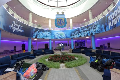 El complejo de la Universidad de Doha, adaptado para recibir a la selección argentina durante el Mundial de Qatar