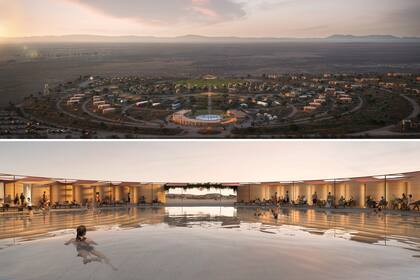 El complejo El Cosmico en Marfa, Texas, comenzó la construcción de un hotel, viviendas de lujo y otros hogares asequibles, todos hechos con impresión 3D