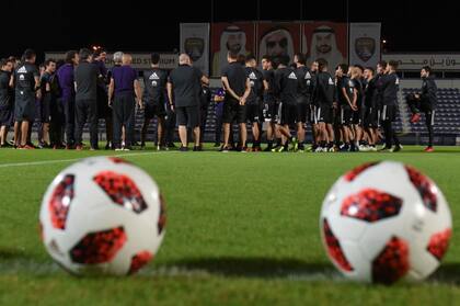 El complejo en el que se entena River, bajo la atenta mirada de los jeques