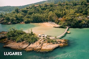 El complejo es súper reservado y en medio de la naturaleza.