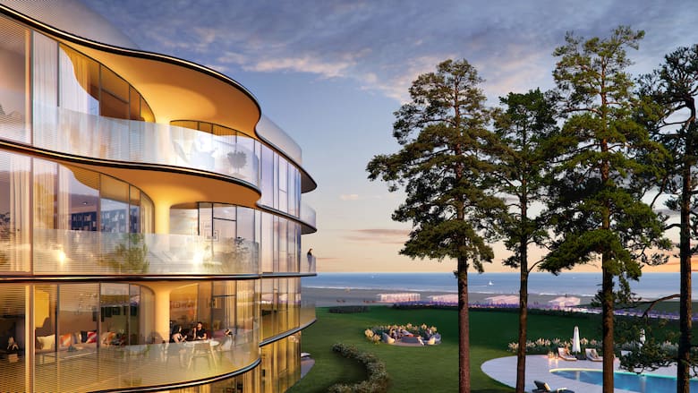 El complejo La Reserva tendrá acceso directo a la playa, una experiencia única en la costa de Mar del Plata