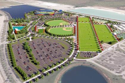 El complejo se construirá sobre un terreno de más de 37 hectáreas