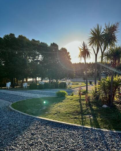 El complejo tiene un espacio de recreación natural pacífico con el entorno rural