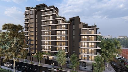 El complejo tiene una estructura escalonada