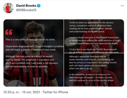 El comunicado de David Brooks