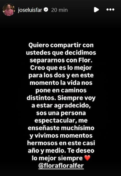 El comunicado de José Luis Fariña de Love is Blind