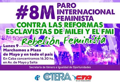 El comunicado de la Ctera