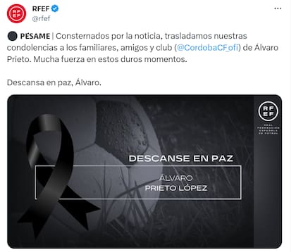 El comunicado de la RFEF por Prieto