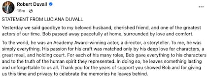 El comunicado de Luciana Pedraza