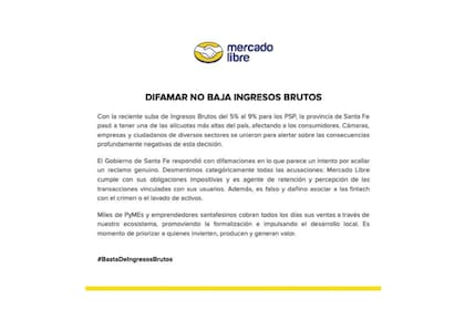 Marcos Galperin cuestionó la retención de Ingresos Brutos a billeteras virtuales en la provincia de Buenos Aires - Image 3