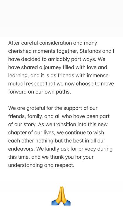 El comunicado de Paula Badosa que confirmó su separación