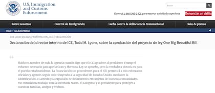 El comunicado del director hace alusión a los esfuerzos de Trump y el cómo se manejarán los nuevos recursos de la agencia