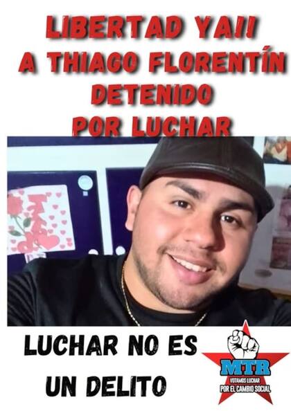 El comunicado del MTR por el detenido en Lomas de Zamora.