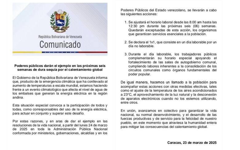 comunicado
