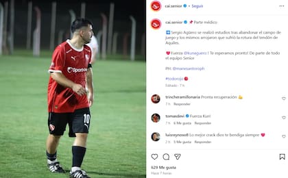 El comunicado oficial de Independiente Senior