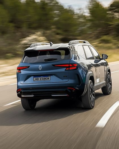 El concepto diseñado por el sitio KDesign sobre como sería el Renault Boreal