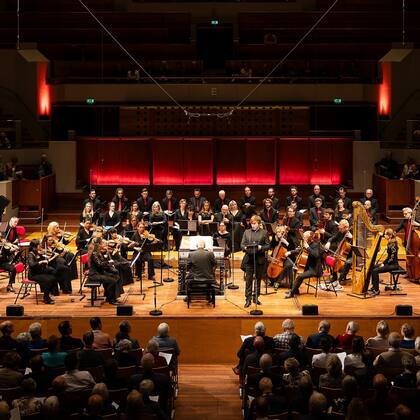 El concierto se realizó en la sala TivoliVredenburg en la localidad de Utrecht (Foto: Instagram @koninklijkhuis)