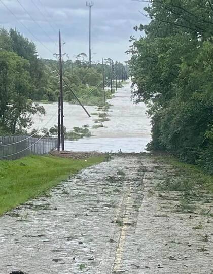 El condado de Harris, Texas, fue uno de los afectados tras el paso del huracán Beryl
