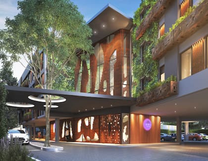 El Condo Apart Hotel contará con 69 habitaciones, playa de estacionamiento, locales comerciales y estará emplazado en el Complejo Edificio MORA de 4200 m2 cubiertos.