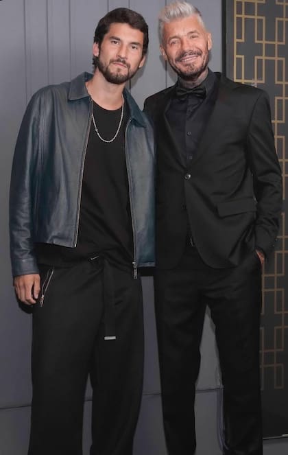 El conductor con su hijo Francisco, a quien llama cariñosamente "Flaco".