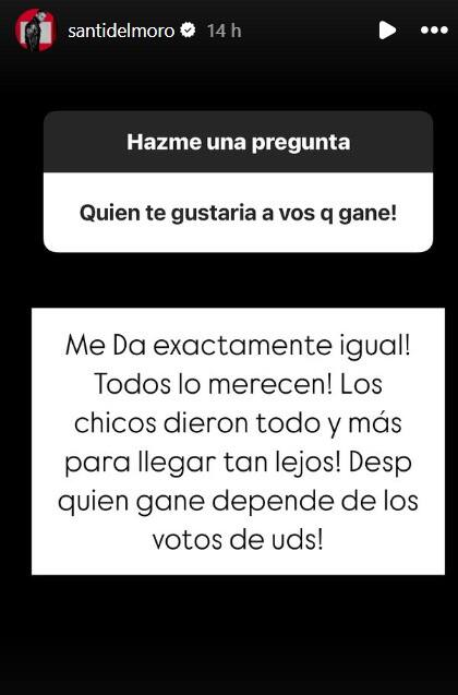 El conductor descartó cualquier tipo de favoritismo en GH