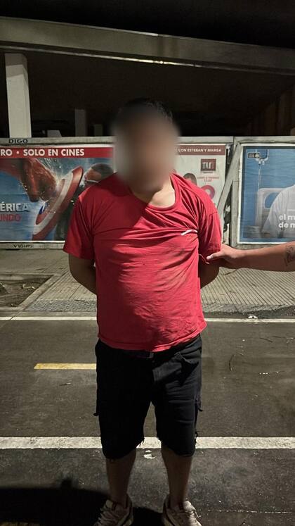 El conductor que fue detenido.