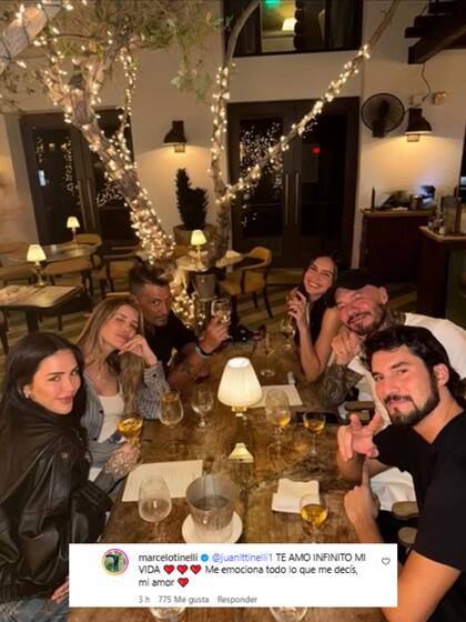 El conductor se conmovió con el comentario de su hija y no tardó en responderle (Foto: Instagram @marcelotinelli)