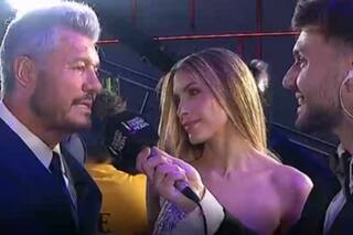 La declaración de amor de Marcelo Tinelli a Milett Figueroa en la red carpet de los Martín Fierro de la Moda 2023